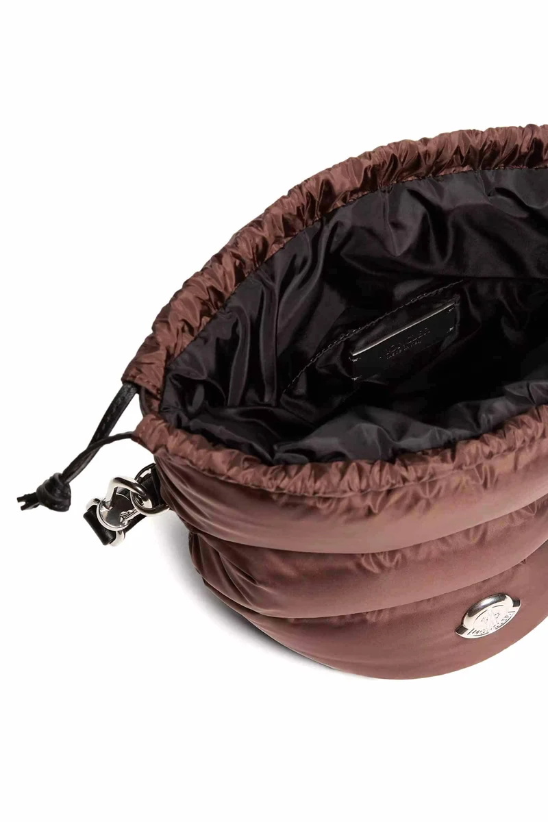 Moncler Damen Tasche Caradoc Bucket Bag Braun