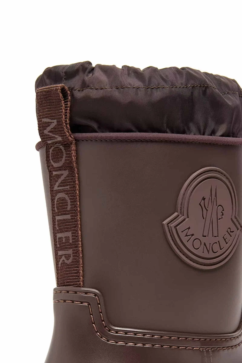 Moncler Damen Regenstiefel Kickstream Braun