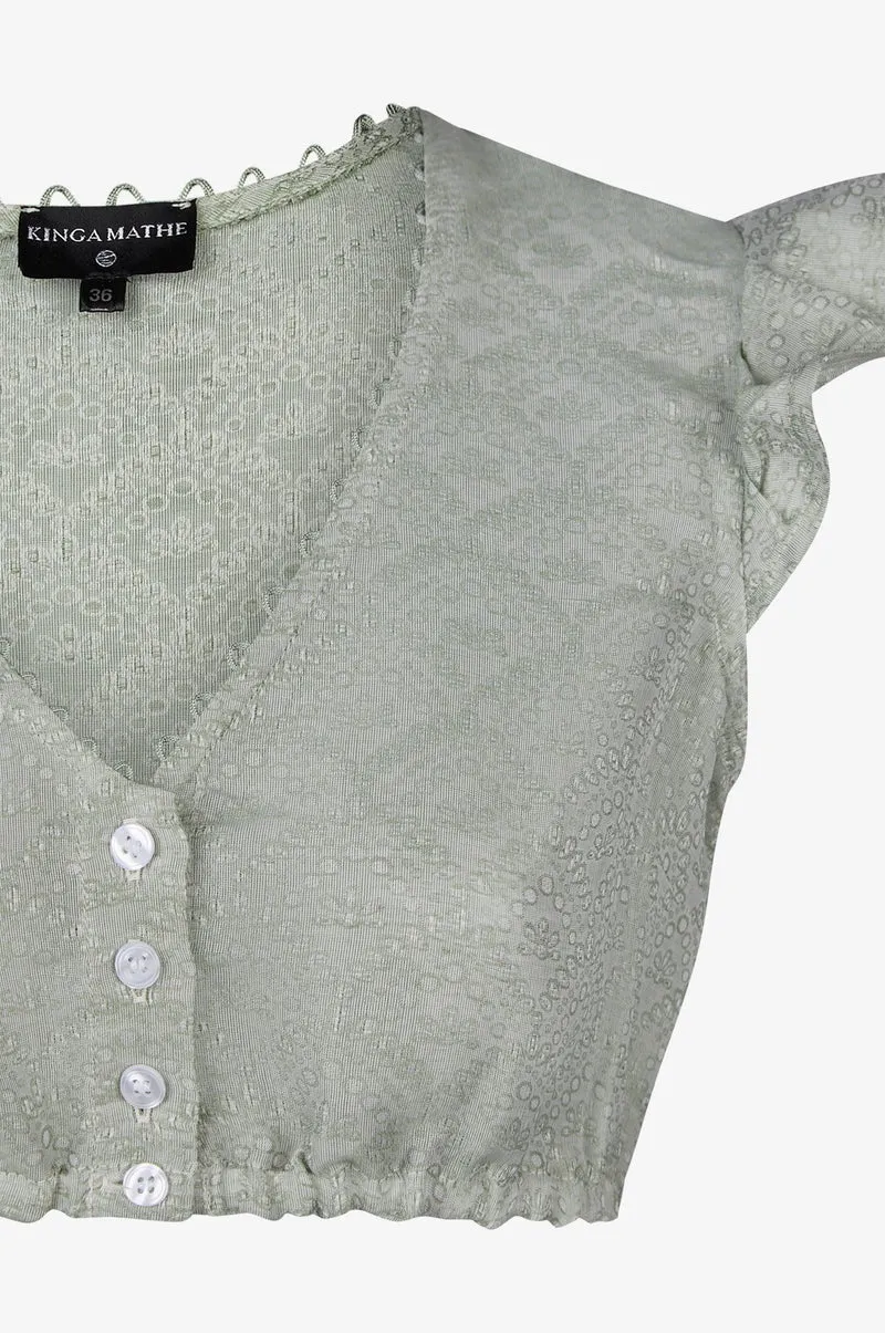 Dirndlbluse Kiki in Mint