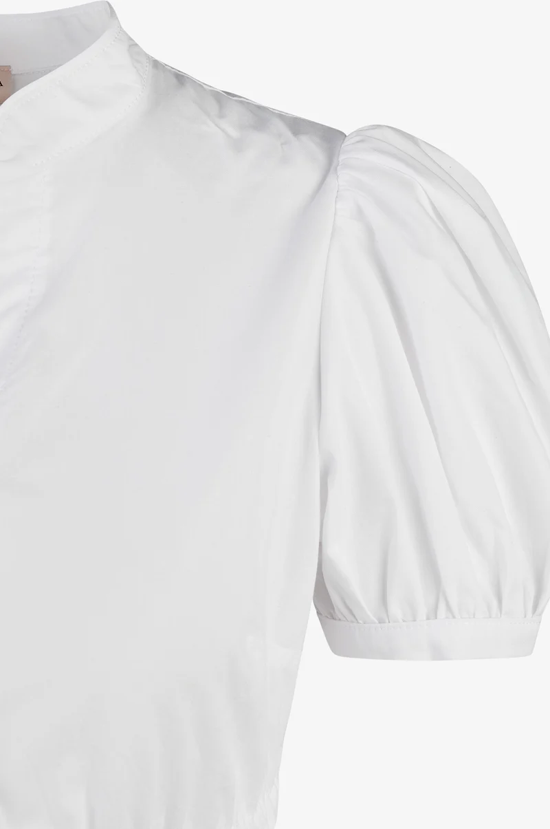 Dirndlbluse Gini in Weiß
