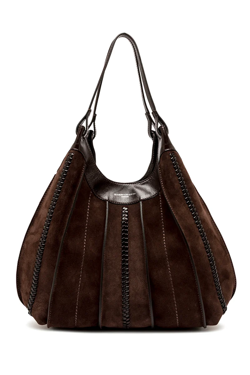 Gianni Chiarini Damen Handtasche Dua Espresso