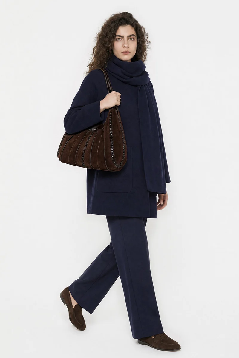 Gianni Chiarini Damen Handtasche Dua Espresso