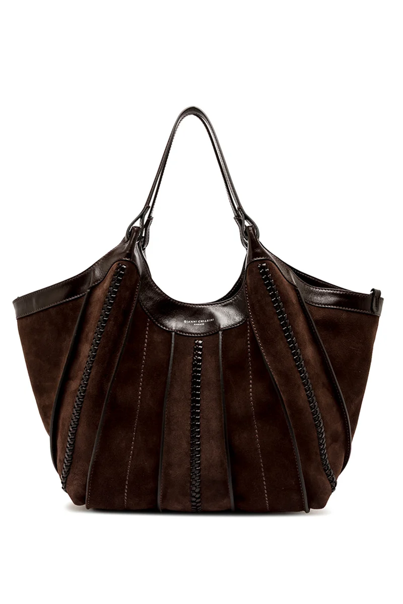 Gianni Chiarini Damen Handtasche Dua Espresso