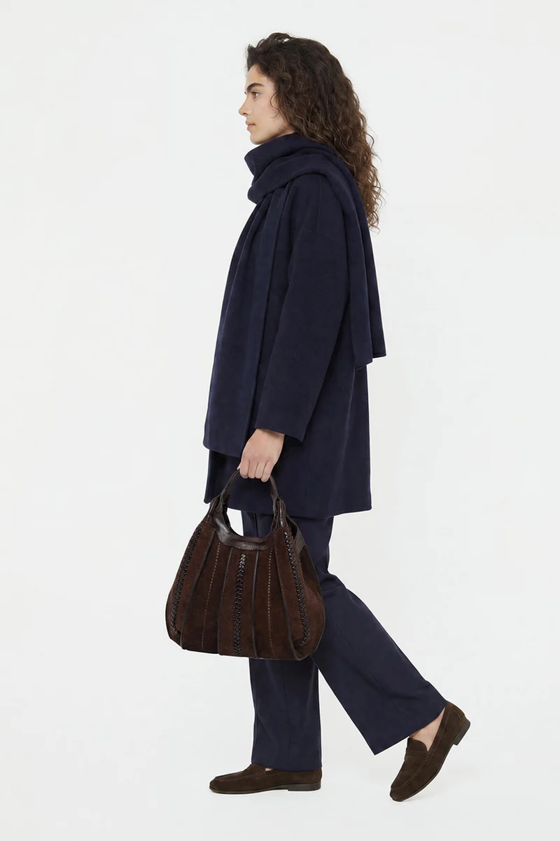 Gianni Chiarini Damen Handtasche Dua Espresso