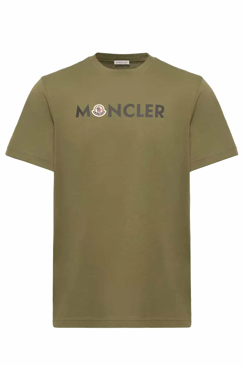 Moncler Herren T-Shirt Olive