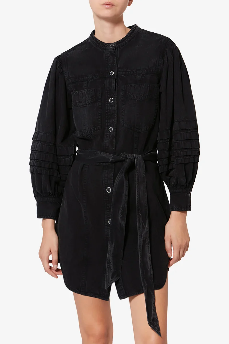 Isabel Marant Étoile Damen Kleid Moe Schwarz
