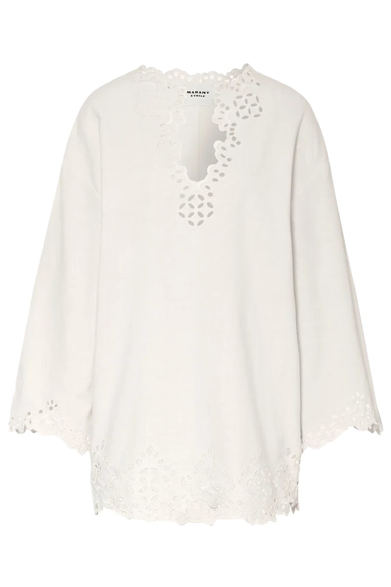 Isabel Marant Étoile Damen Minikleid Sherazade Weiss