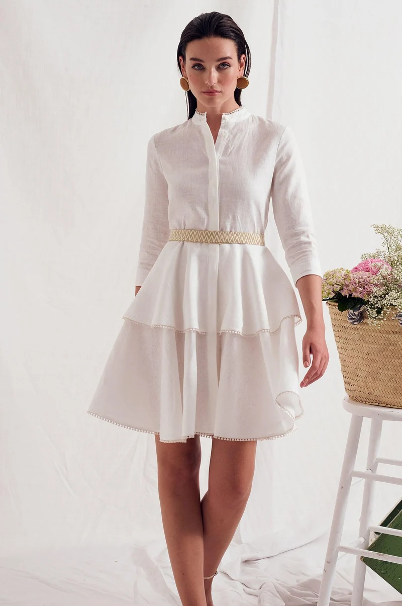 Kleid Mica in Weiß