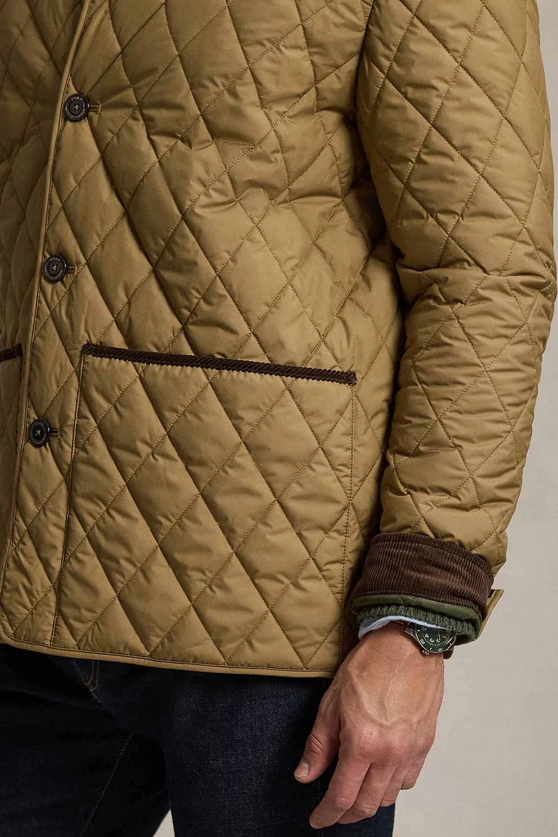 Polo Ralph Lauren Herren Steppmantel Beaton Honey Brown