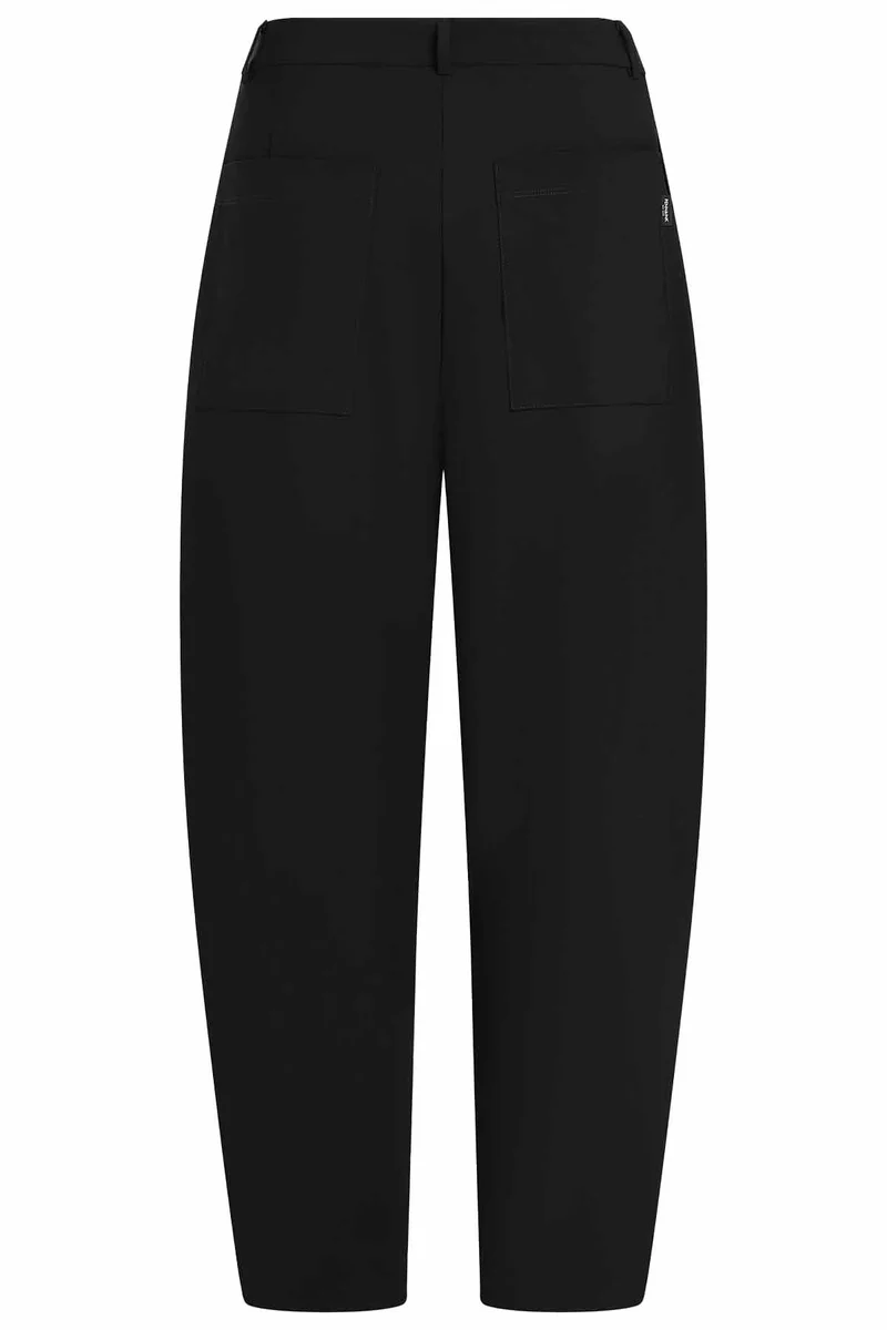 Penn & Ink N.Y Damen Tapered-Hose Schwarz