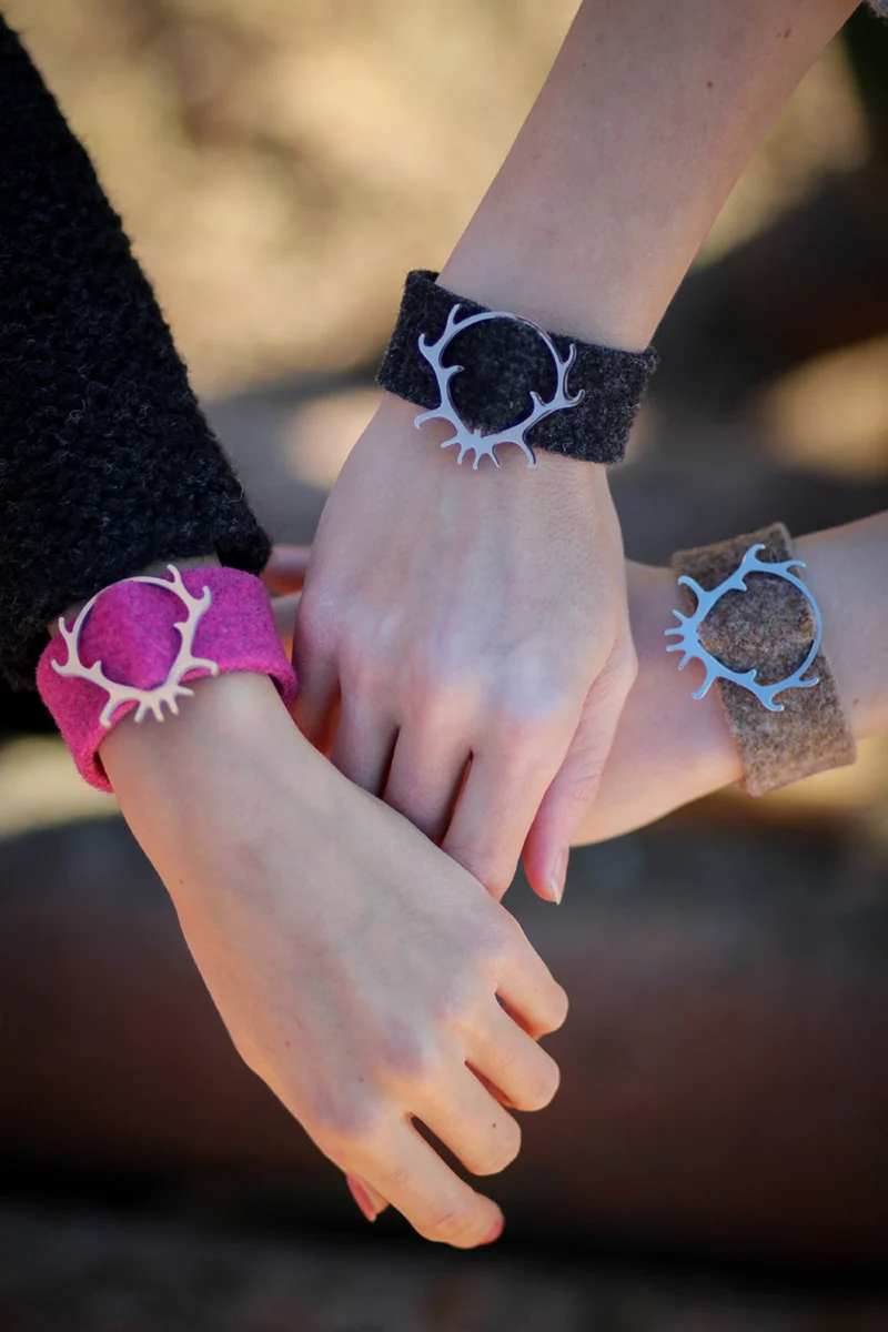 Filzband Donani blau