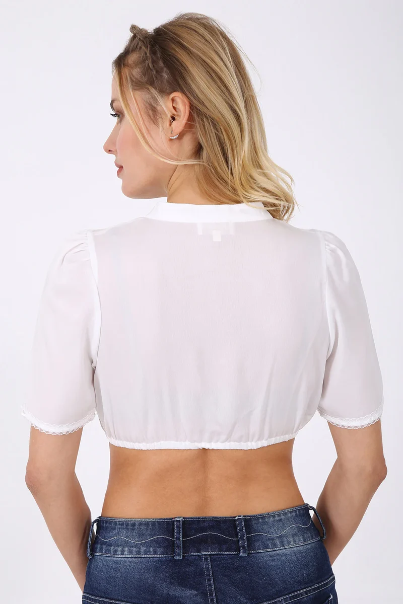 Dirndlbluse Krüger Collection Heather ecru