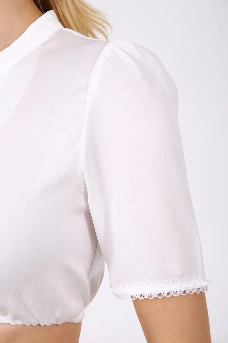 Dirndlbluse Krüger Collection Heather ecru