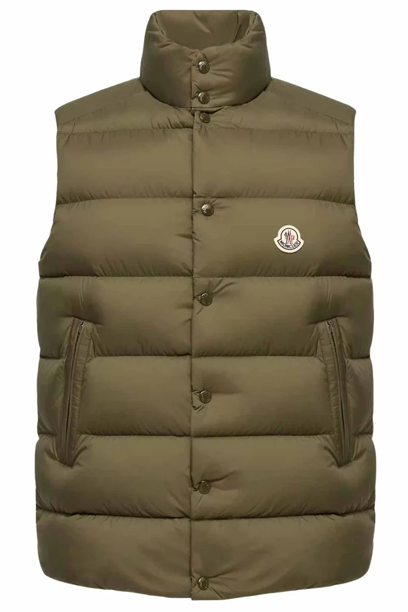 Moncler Herren Daunenweste Tibb Olive