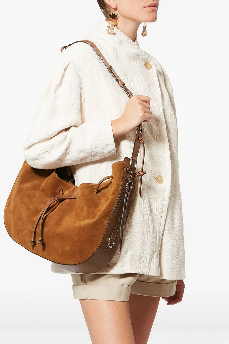 Isabel Marant Étoile Damen Handtasche Bolton Hobo Cognac