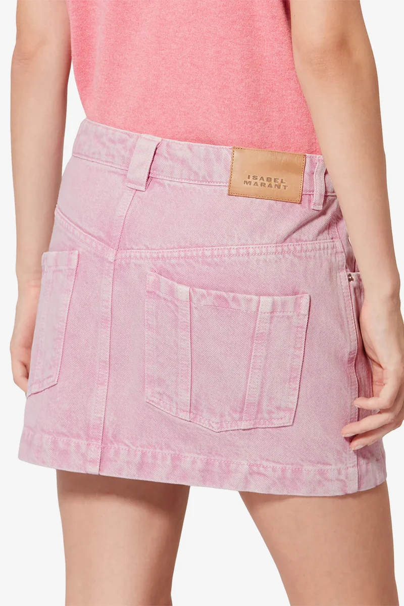 Isabel Marant Étoile Damen Jeansrock Juana Rosa