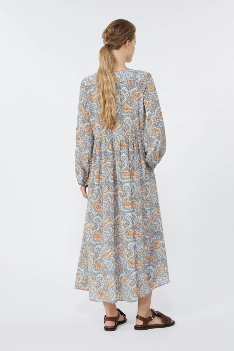 Weekend Max Mara Damen Seidenkleid Wkdmartora Hellblau