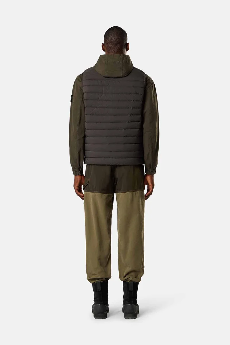 Stone Island Herren Daunenweste Kohlengrau