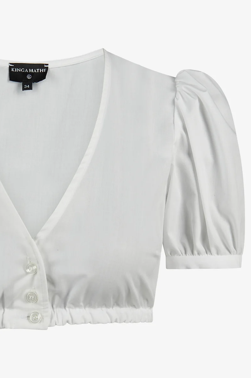 Dirndlbluse Anna in Weiß