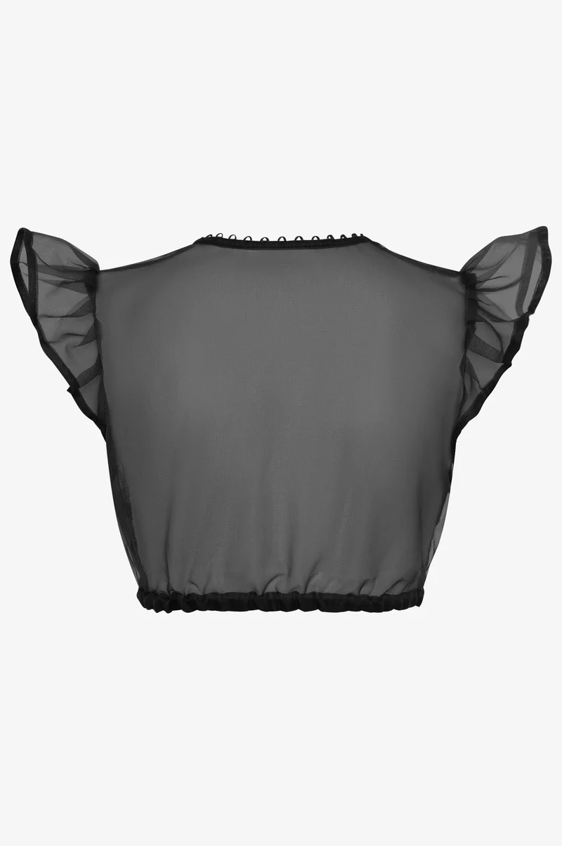 Seidenbluse Kiki in Schwarz