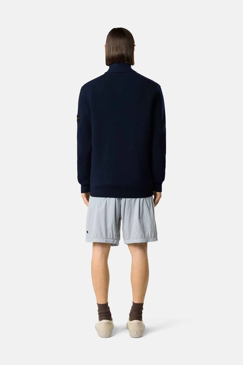 Stone Island Herren Strickjacke Meeresblau
