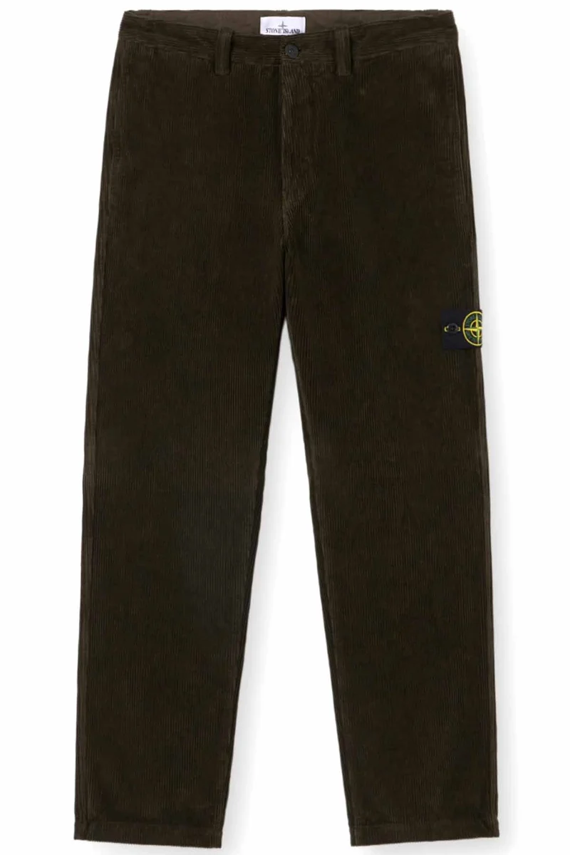 Stone Island Herren Cordhose Kohlengrau