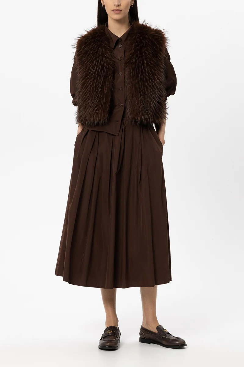 Luisa Cerano Damen Taft-Rock Marone