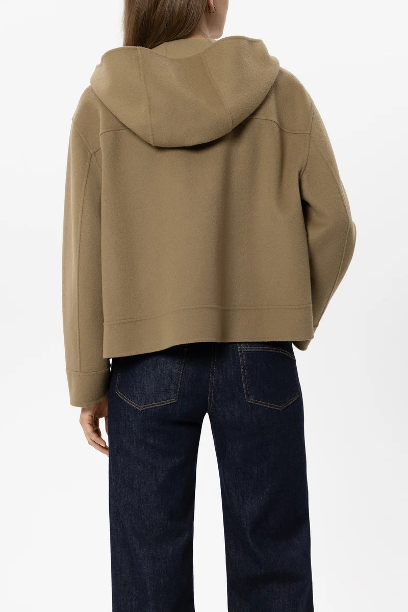 Luisa Cerano Damen Doubleface-Jacke mit Kapuze Salbei