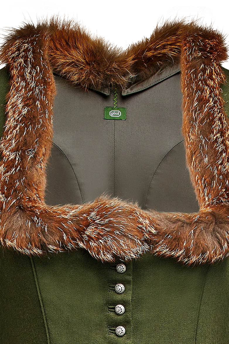 Jagd-Dirndl mit Rotfuchsband
