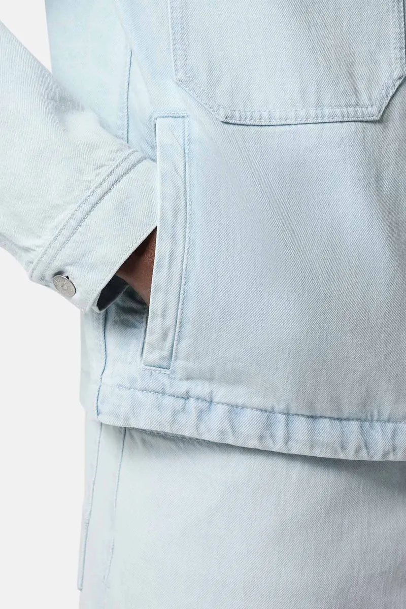 Stone Island Herren Jeansjacke Blue Extra Bleach