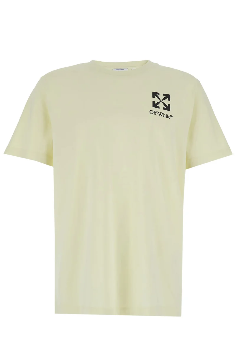 Off-White Herren Small Arrow Slim T-Shirt Sylvn Green