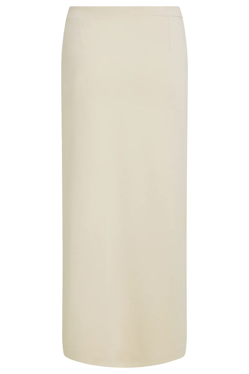 Penn & Ink N.Y Damen Midirock Natur-Weiss