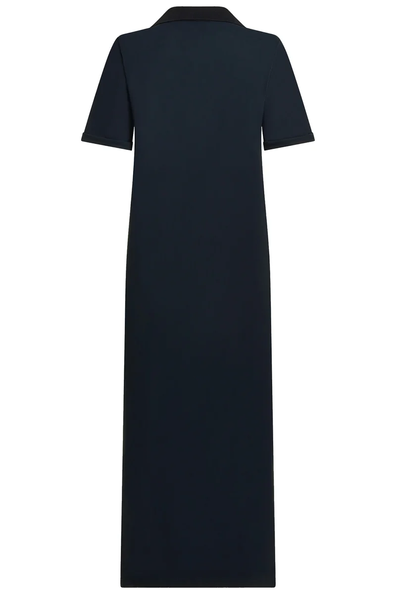 Penn & Ink N.Y Damen Kleid Marine-Blau
