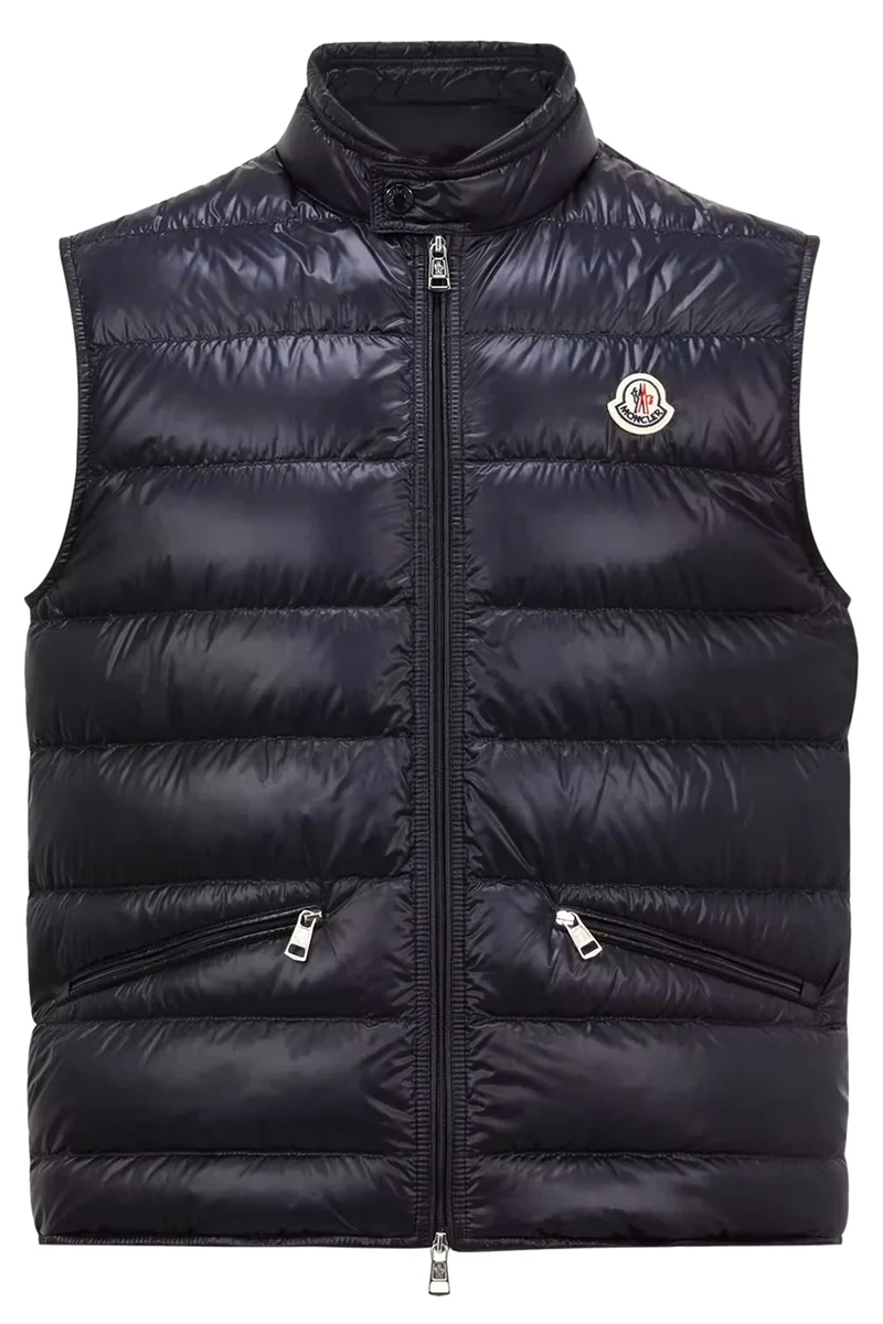 Moncler Herren Daunenweste Gui Navy