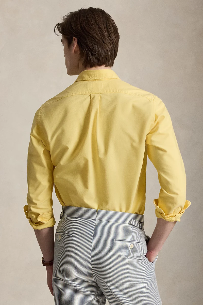 Polo Ralph Lauren Herren Custom-Fit Oxfordhemd Corn Yellow