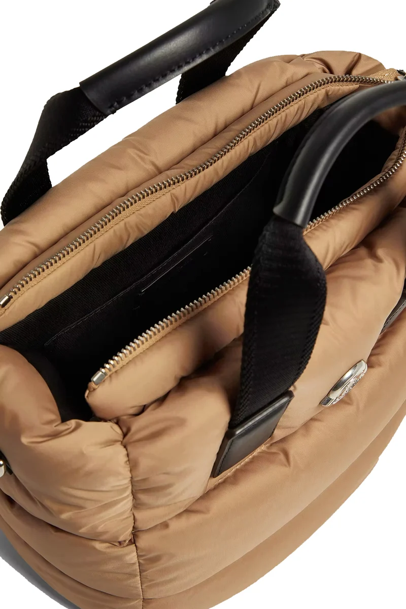 Moncler Damen Tote Tasche Mini Caradoc Beige