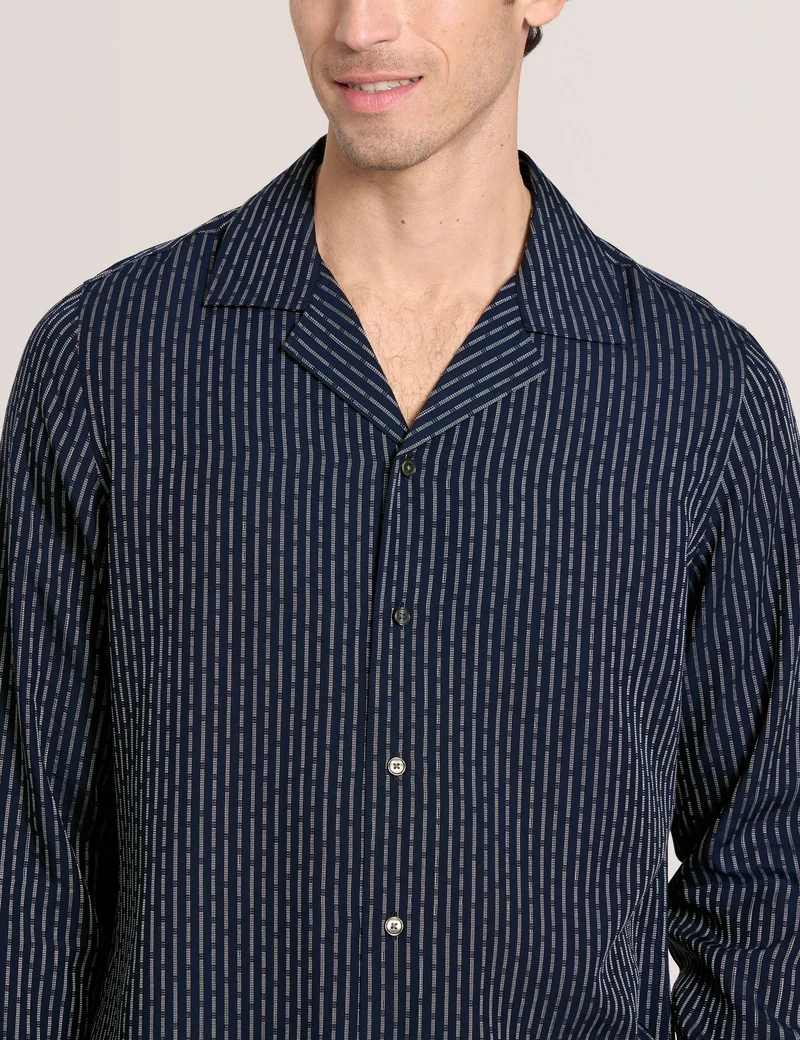 YARN DYE SHIRT | NAVY