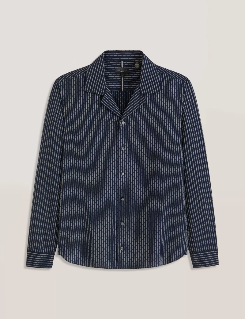 YARN DYE SHIRT | NAVY