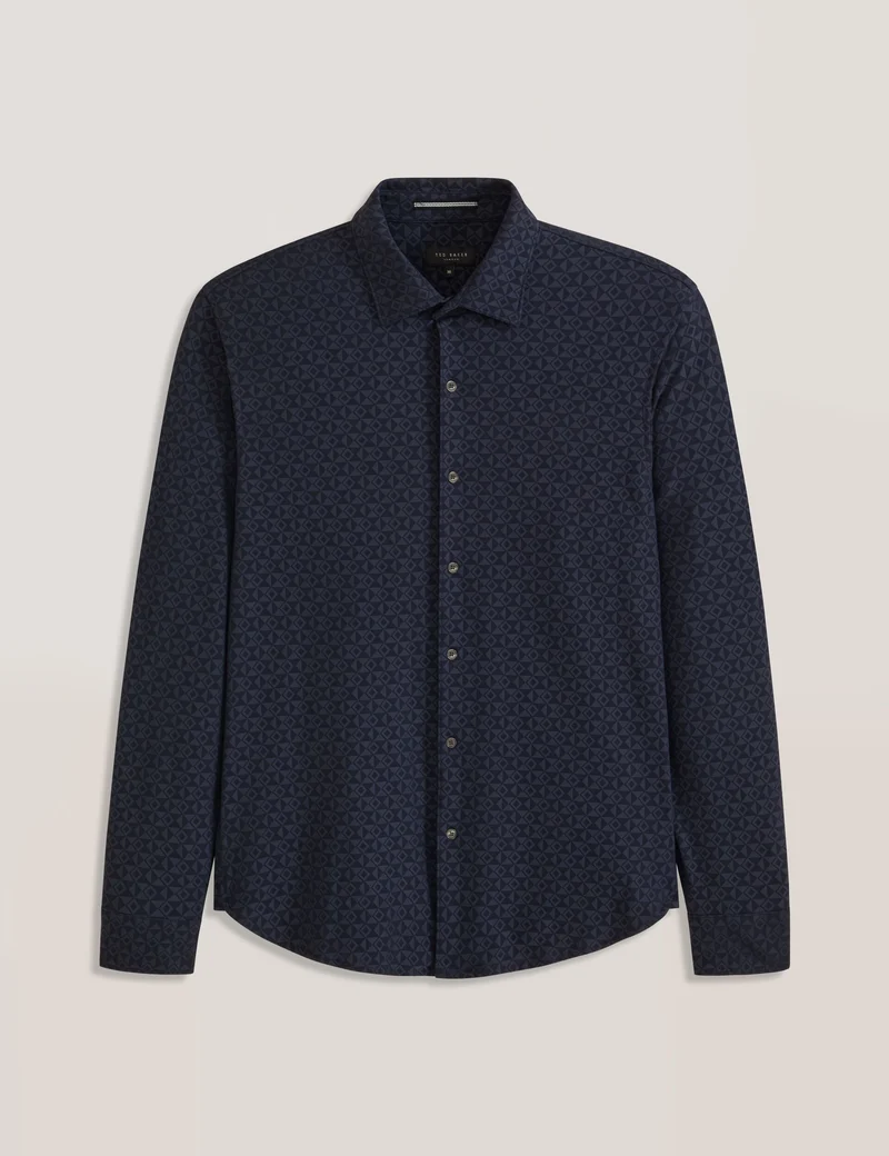 KNIT SHIRT | NAVY