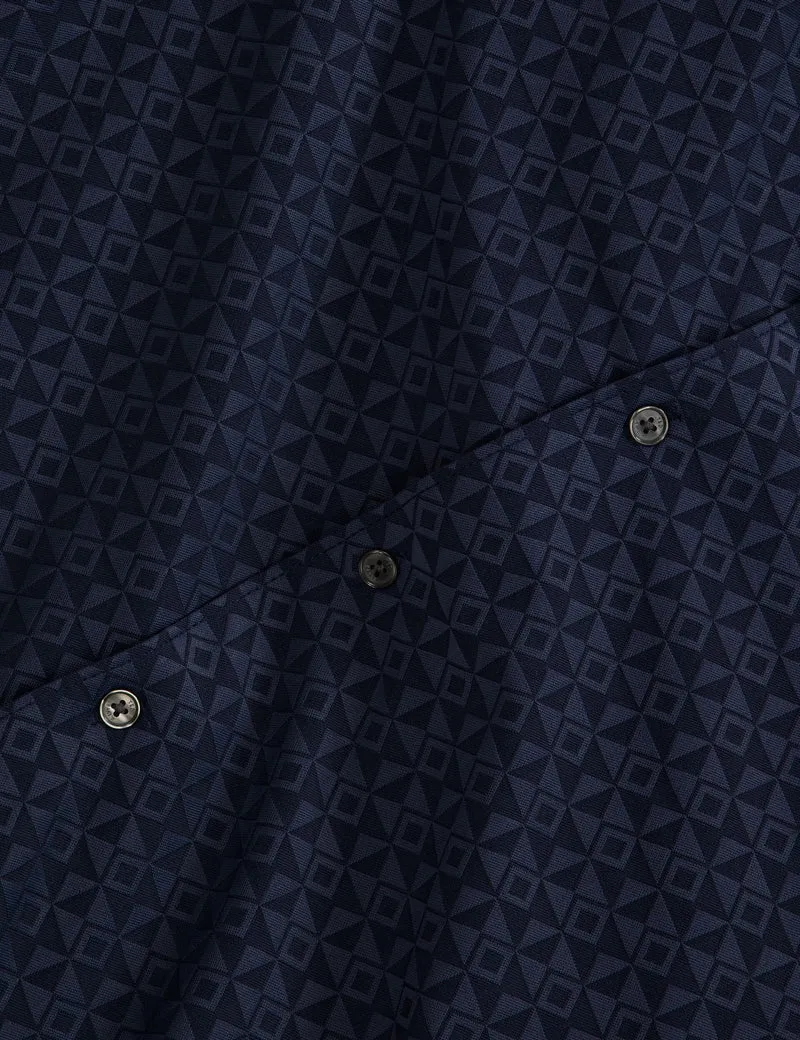KNIT SHIRT | NAVY