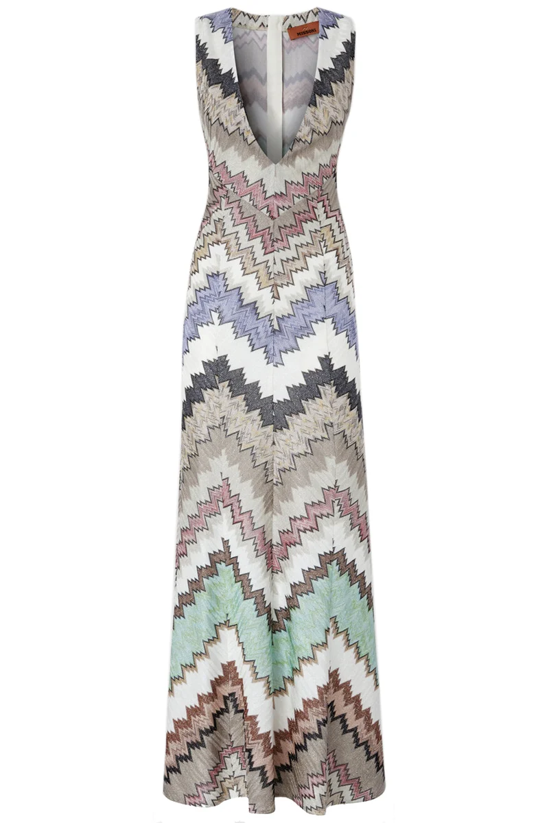 Missoni Damen Maxikleid Bunt