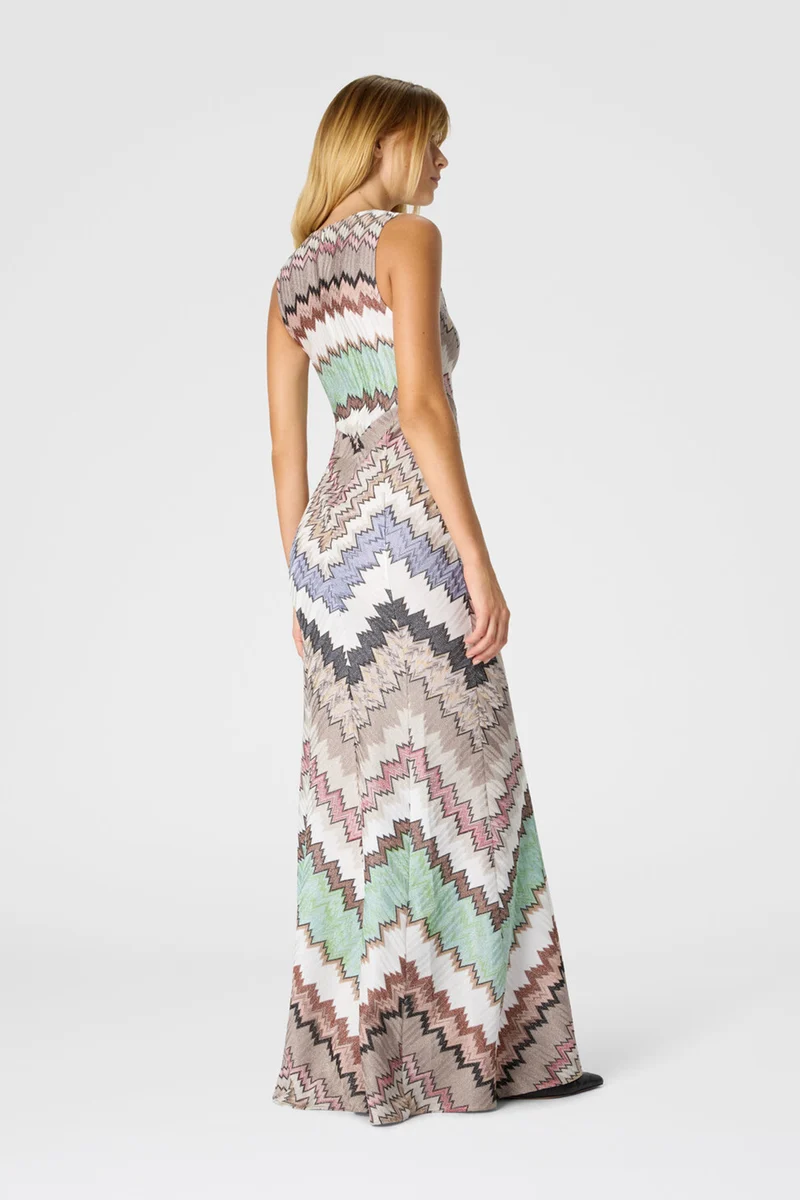 Missoni Damen Maxikleid Bunt