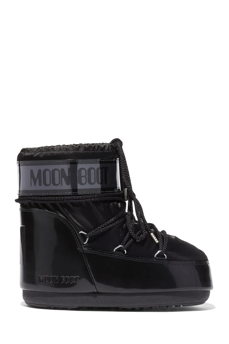 Moon Boot Damen Stiefel Icon Low Glance Schwarz