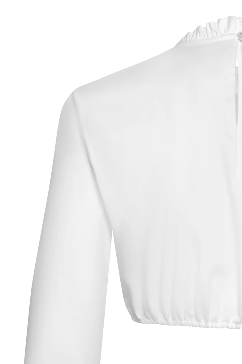 Dirndlbluse mit Rosen