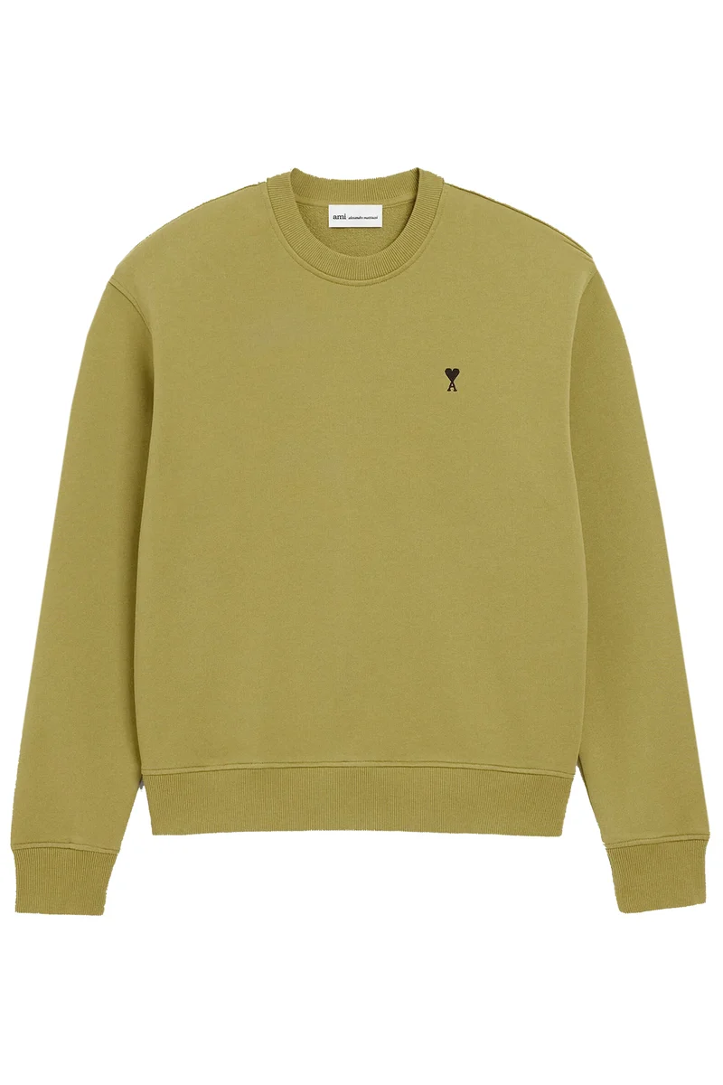 AMI Paris Herren Sweatshirt Matcha