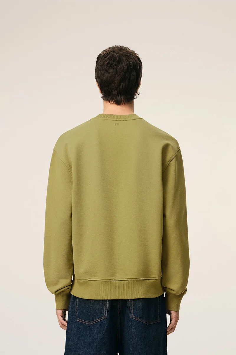 AMI Paris Herren Sweatshirt Matcha