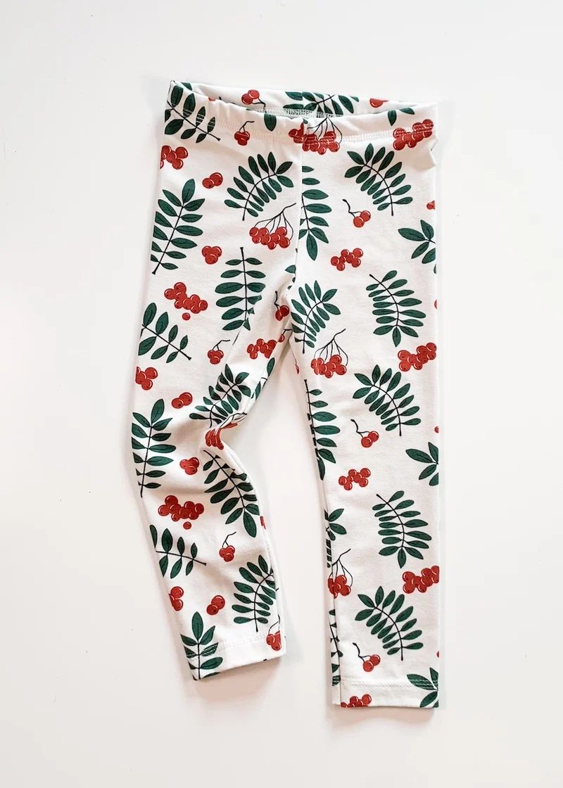 Leggings für Kinder (Beeren & Blätter)