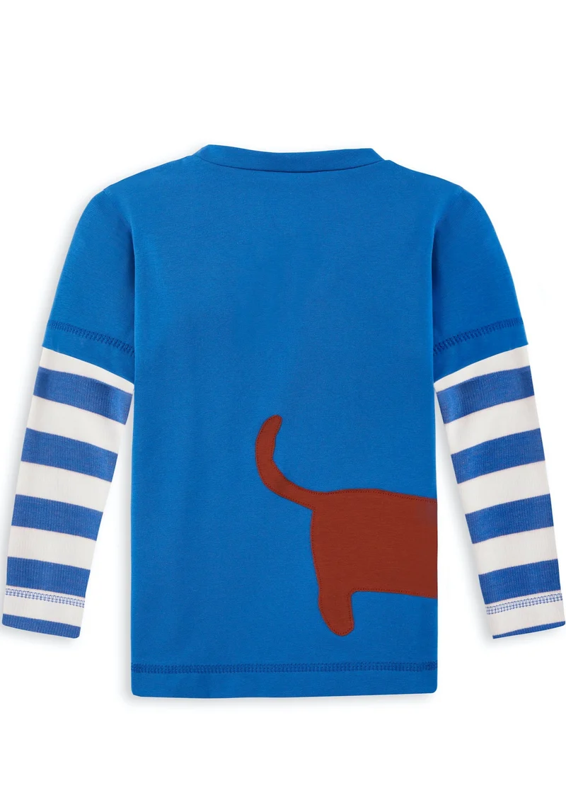 Langarmshirt Kinder Bio Baumwolle „Dackel“