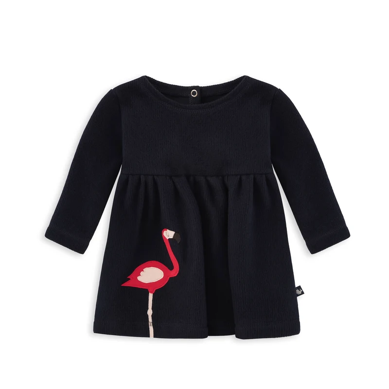 Baby Kleid Flamingo - 100% Bio Baumwolle