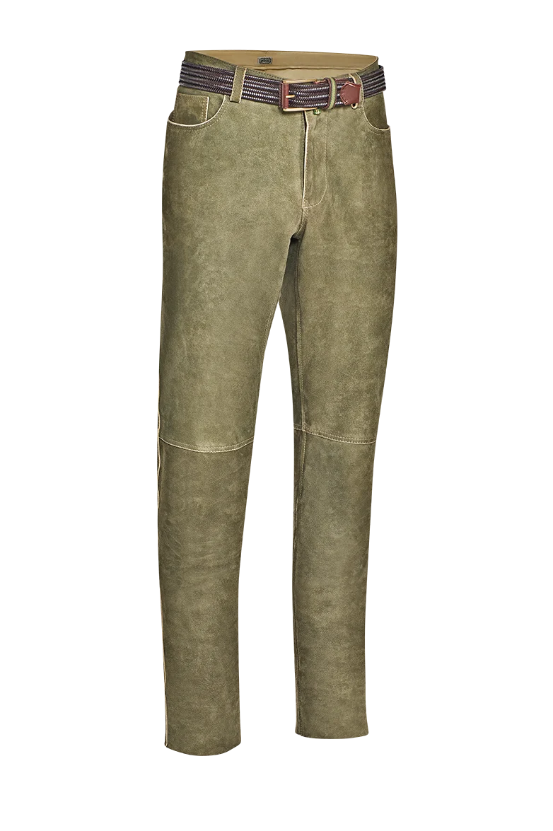 Leder-Jeans Leder vom Lamm